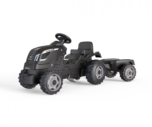 Tracteur Farmer XL Noir + Remorque Accessoires