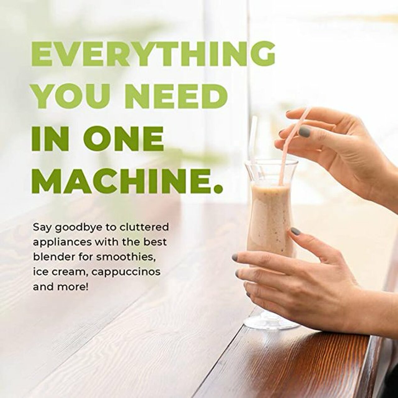 Cleanblend Commercial Blender – 64 Oz Countertop Blender 1800 Watt Base