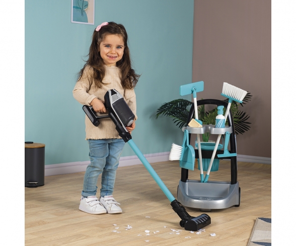 Rowenta Chariot De Ménage + Aspirateur balai Accessoires