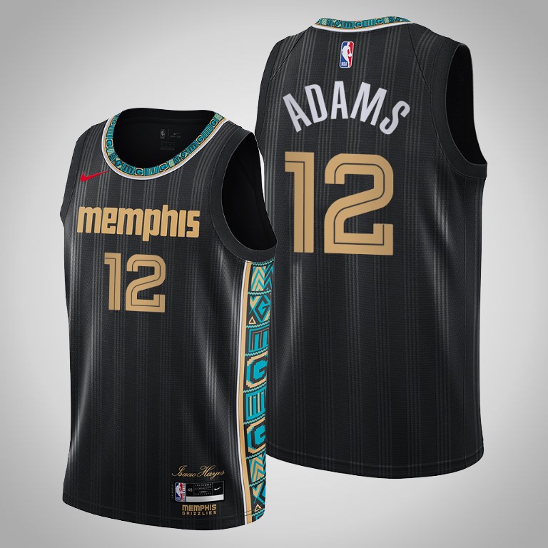 2021 Grizzlies Steven Adams City Edition Jersey Black