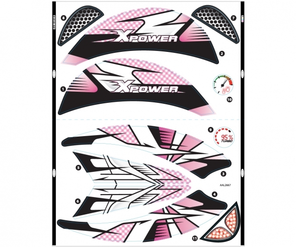 QUAD ELECTRONIQUE X POWER ROSE Accessoires