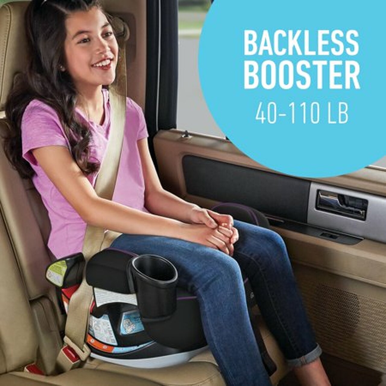 Graco Grows4Me 4-in-1 Convertible Car Seat, Vega Purple