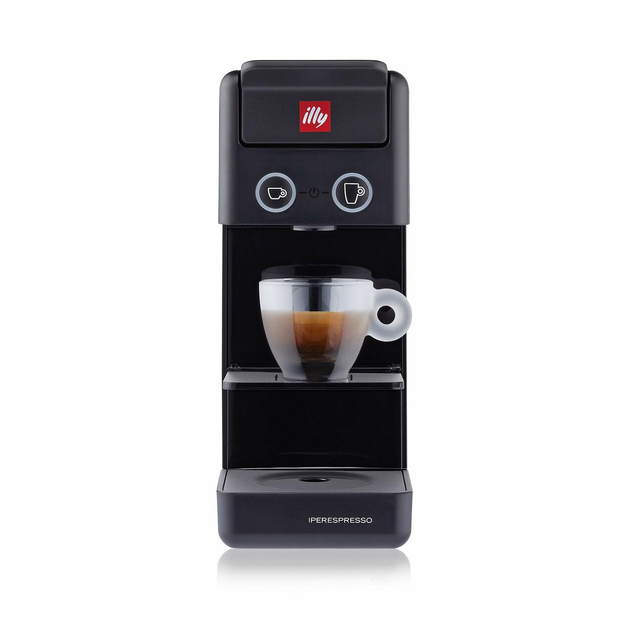 Illy NEW 2020 Y3.3 Espresso and Coffee Machine, 12.20×3.9×10.40, Black