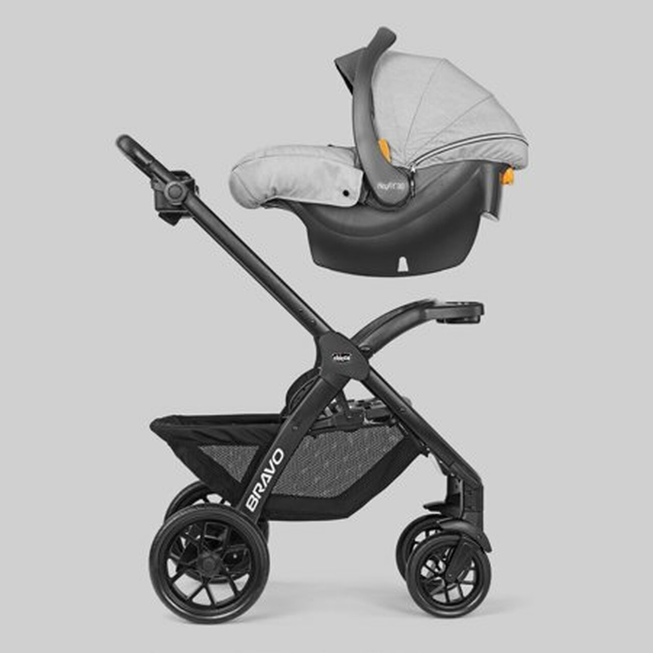 Chicco Bravo LE Trio Travel System, Driftwood