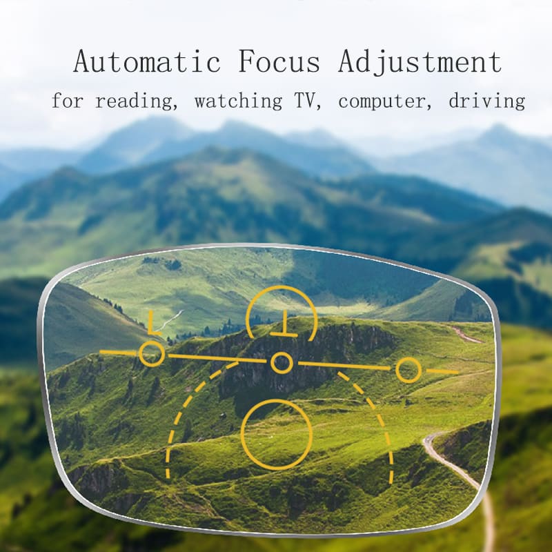 نظارات قراءة جديدة وخفيفة الوزن للغاية مع قطع الماس ثنائي البؤرة التدريجي المضاد للزرقة