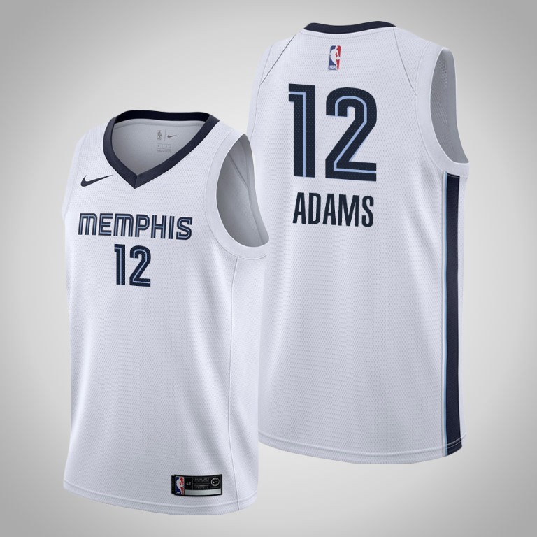 2021 Grizzlies Steven Adams Association Edition Jersey White
