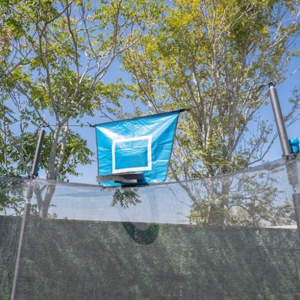 Pro 14' Trampoline with Safety Enclosure and Basketball System