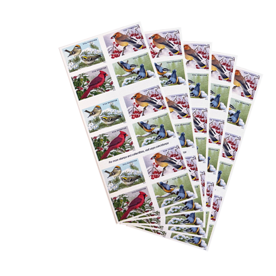 2016 Songbirds in Snow Forever Stamps