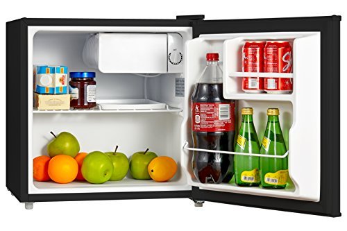WHS-65LB1 Compact Single Reversible Door Refrigerator, 1.6 Cubic Feet-Black