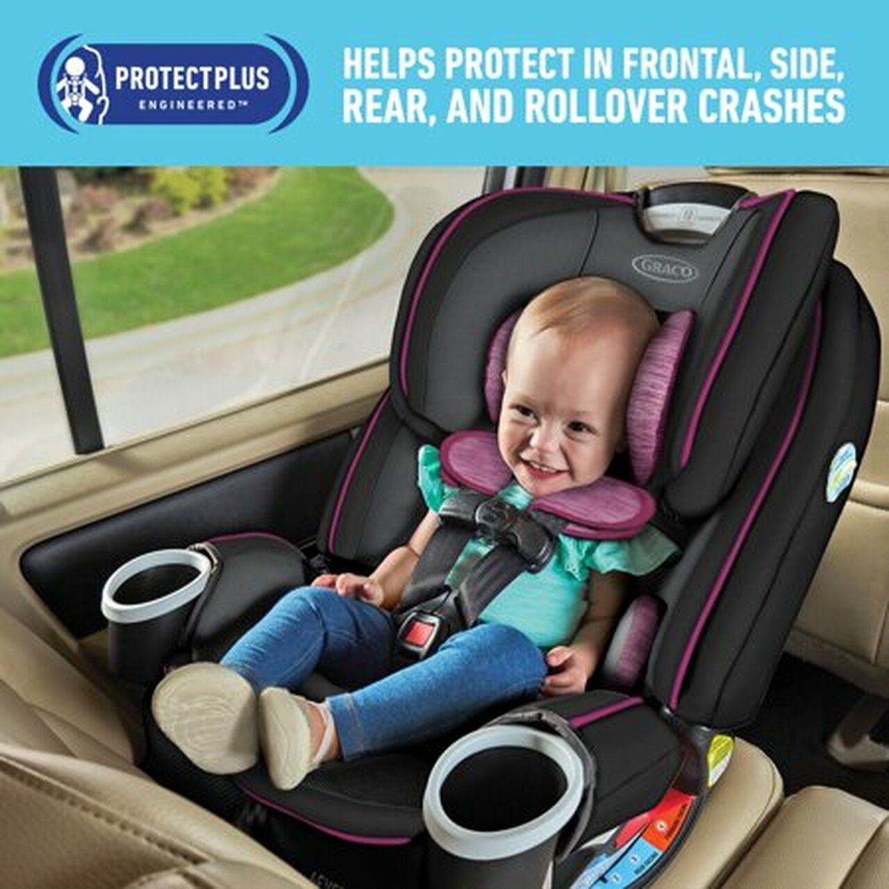 Graco 4Ever DLX 4-in-1 Convertible Car Seat, Joslyn