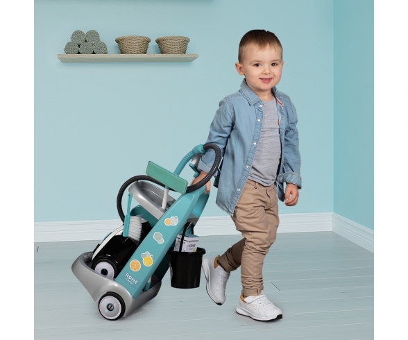 Chariot De Menage + Aspirateur Accessoires