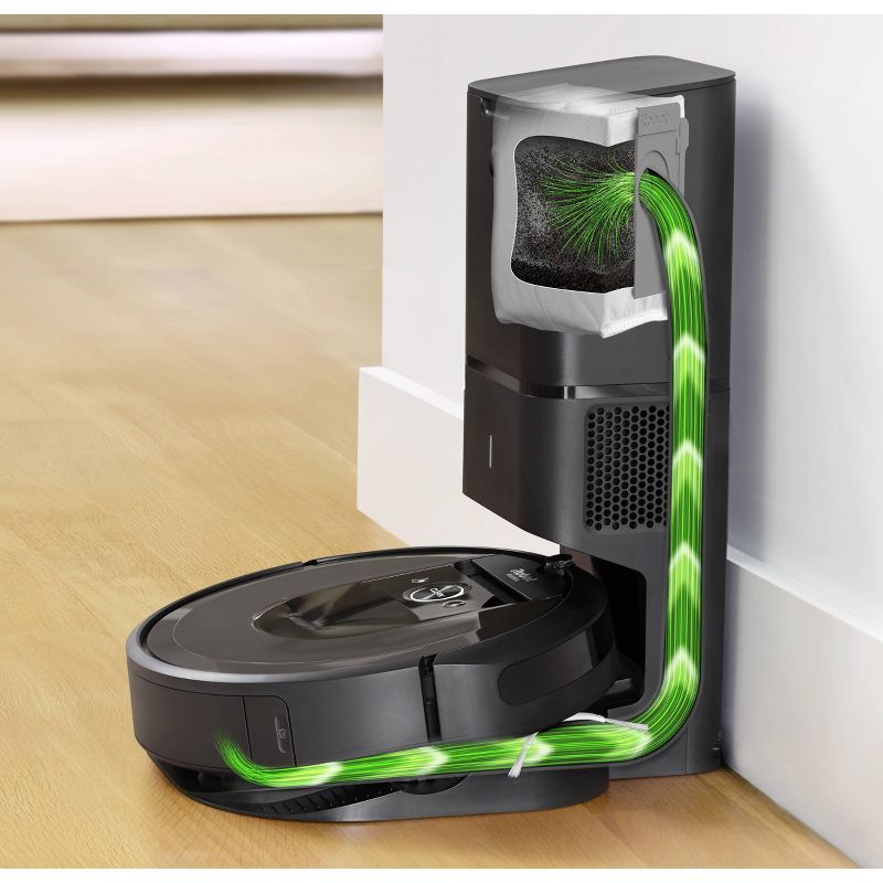 iRobot Clean Base Automatic Dirt Disposal for Roomba i Series Robot Vacuum – Charcoal 4626191