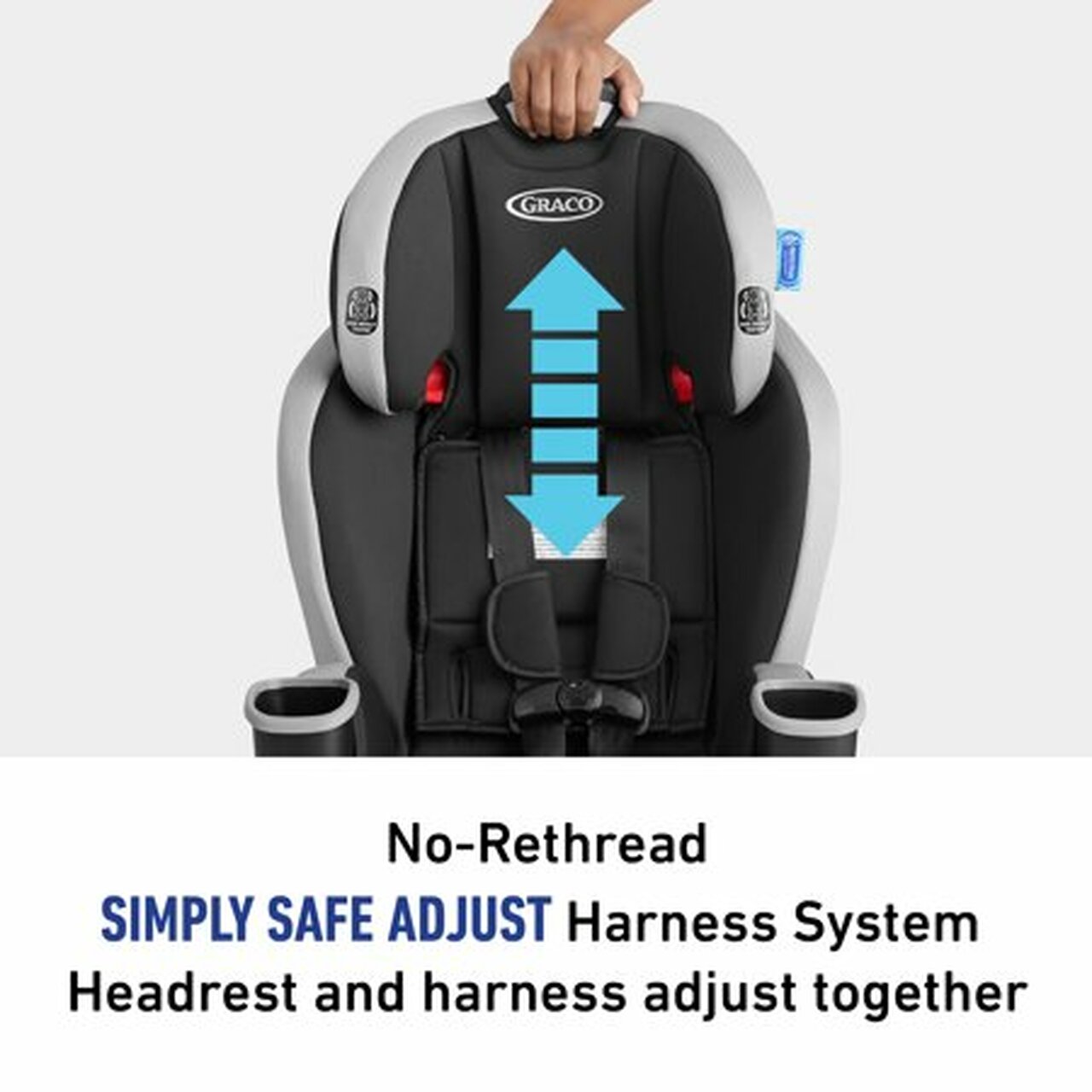 Graco Extend2Fit 3-in-1 Convertible Car Seat, Stocklyn
