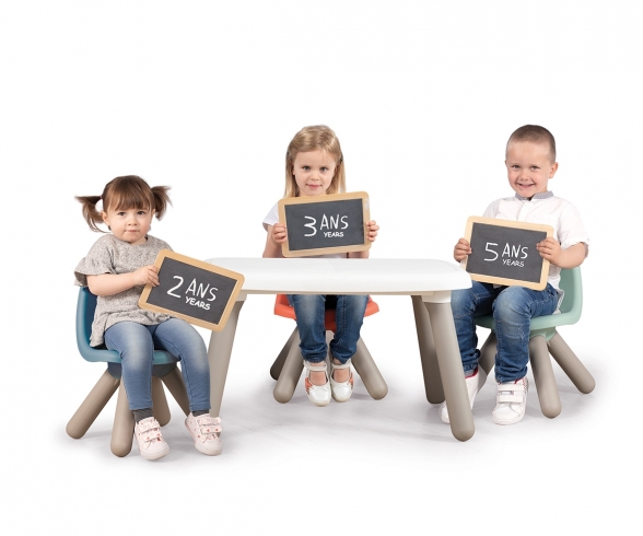Kid Table Blanc Accessoires