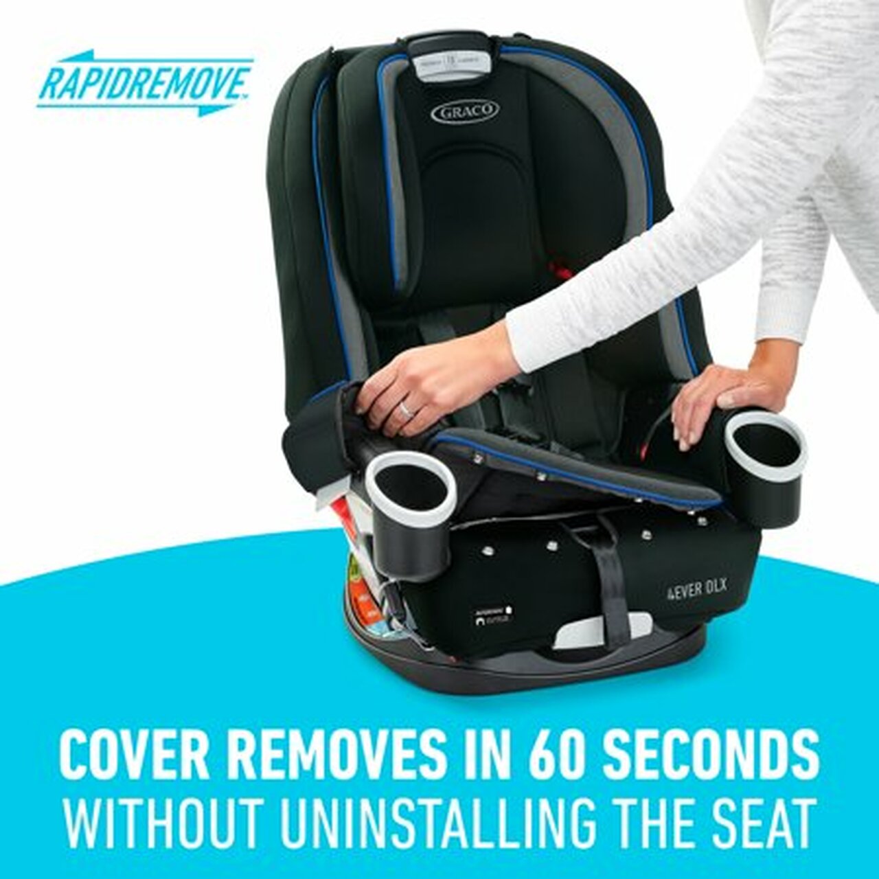 Graco 4Ever DLX 4-in-1 Convertible Car Seat, Kendrick