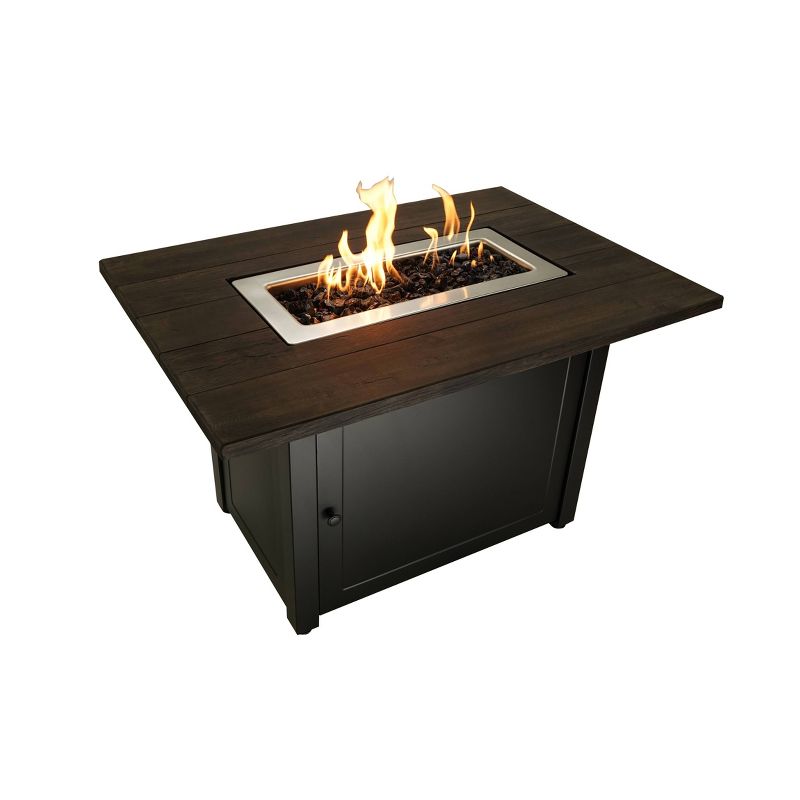 Marc 40″x28″ Rectangular Gas Outdoor Fire Pit – Endless Summer