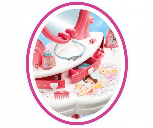 Disney Princess Coiffeuse 2 En 1 Accessoires