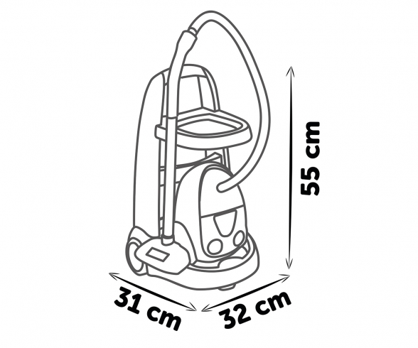 Chariot De Menage + Aspirateur Accessoires