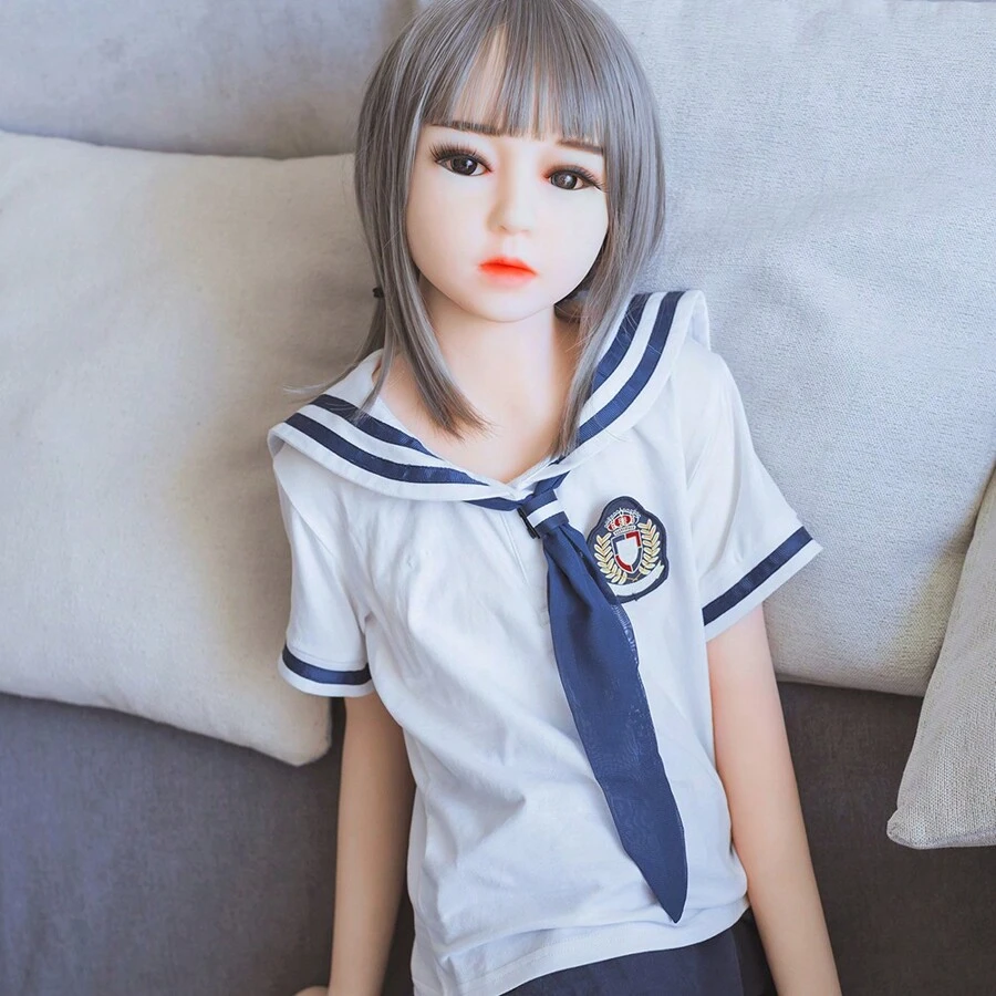 50in(125cm) Bianca Flat School Girl Premium Lifelike Mini Sex Doll