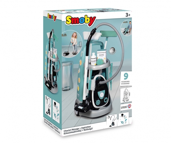 Chariot De Menage + Aspirateur Accessoires