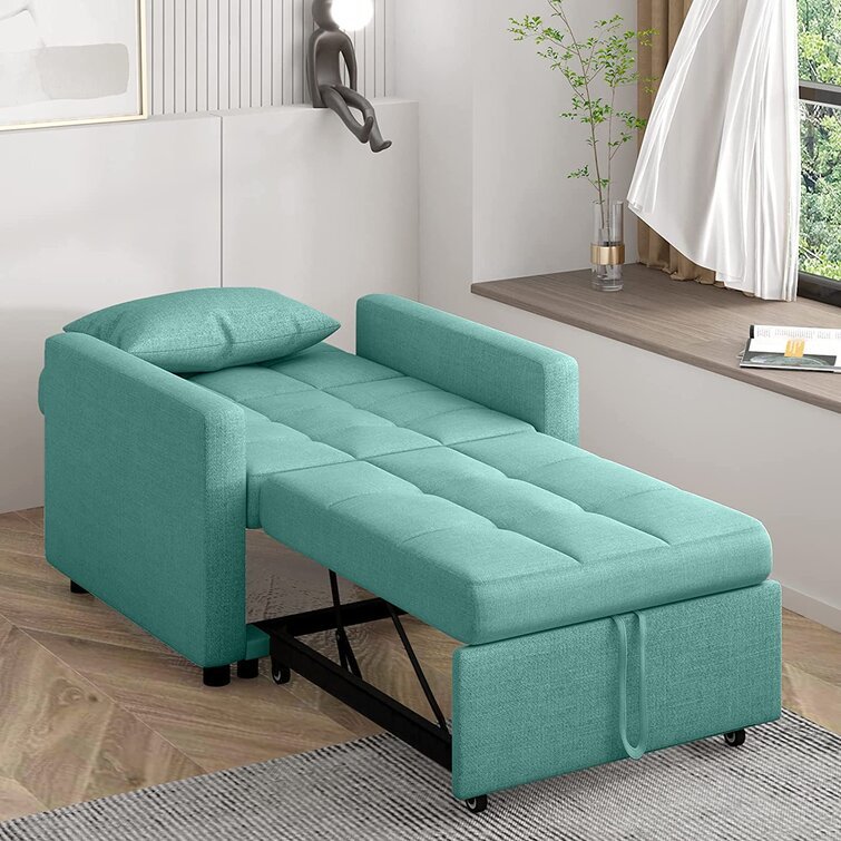 30'' Wide Tufted Cotton Armchair