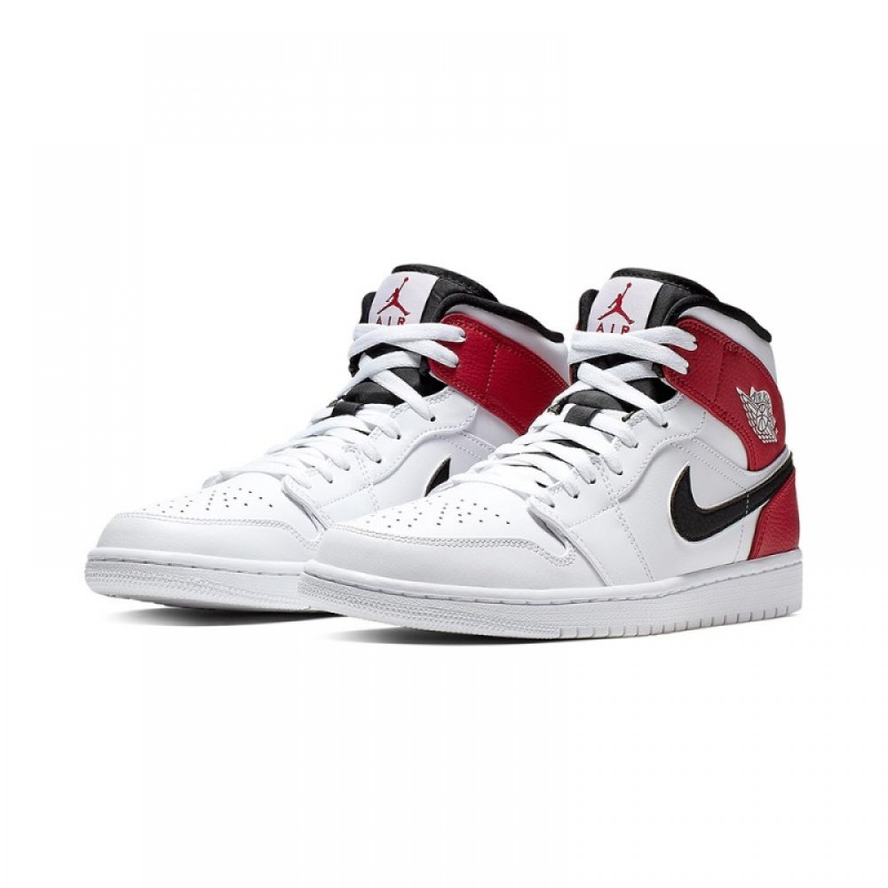 AIR JORDAN 1 MID  ‘ WHITE CHICAGO ‘ 554724-116