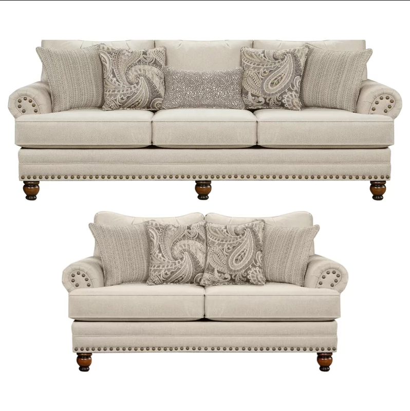 Freda 78'' Loveseat with Reversible Cushions