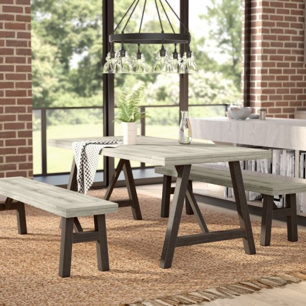 4 – Person Acacia Solid Wood Dining Set
