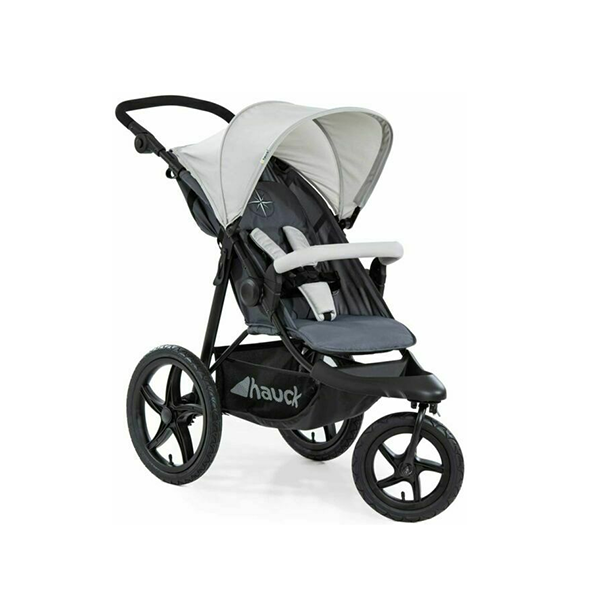 Hauck Runner 3 Wheel Pushchair - Silver / Grey