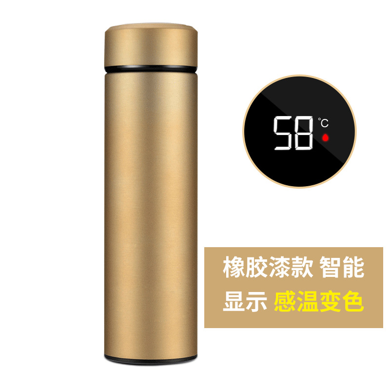 批发保温杯智能测温水杯316不锈钢创意温度显示商务礼品直杯定 制