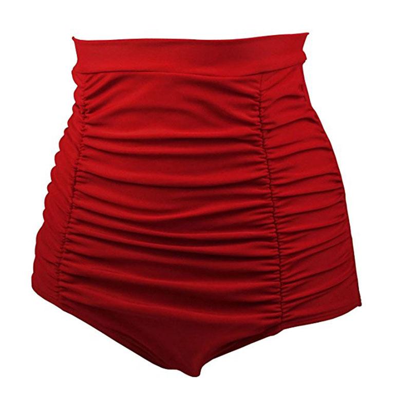 Bikini pentru costumul de baie, model nou cu talie material plisat, bine abdomenul