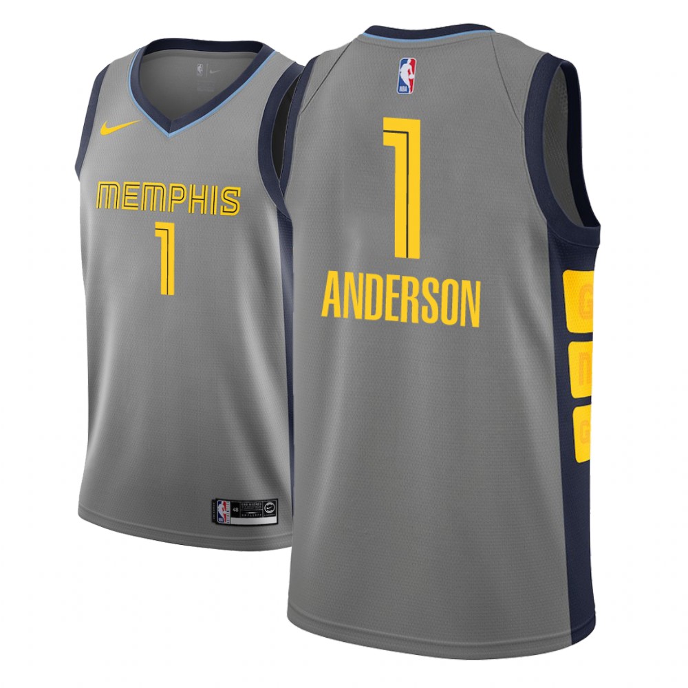 Men Kyle Anderson Grizzlies City Edition Jersey